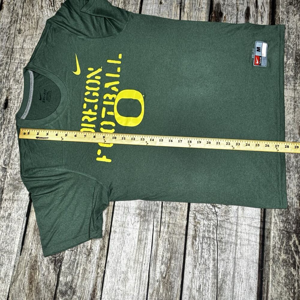 Nike Men's Dri-Fit Oregon Ducks Football T-Shirt Logo Size Medium Green - Picture 7 of 8